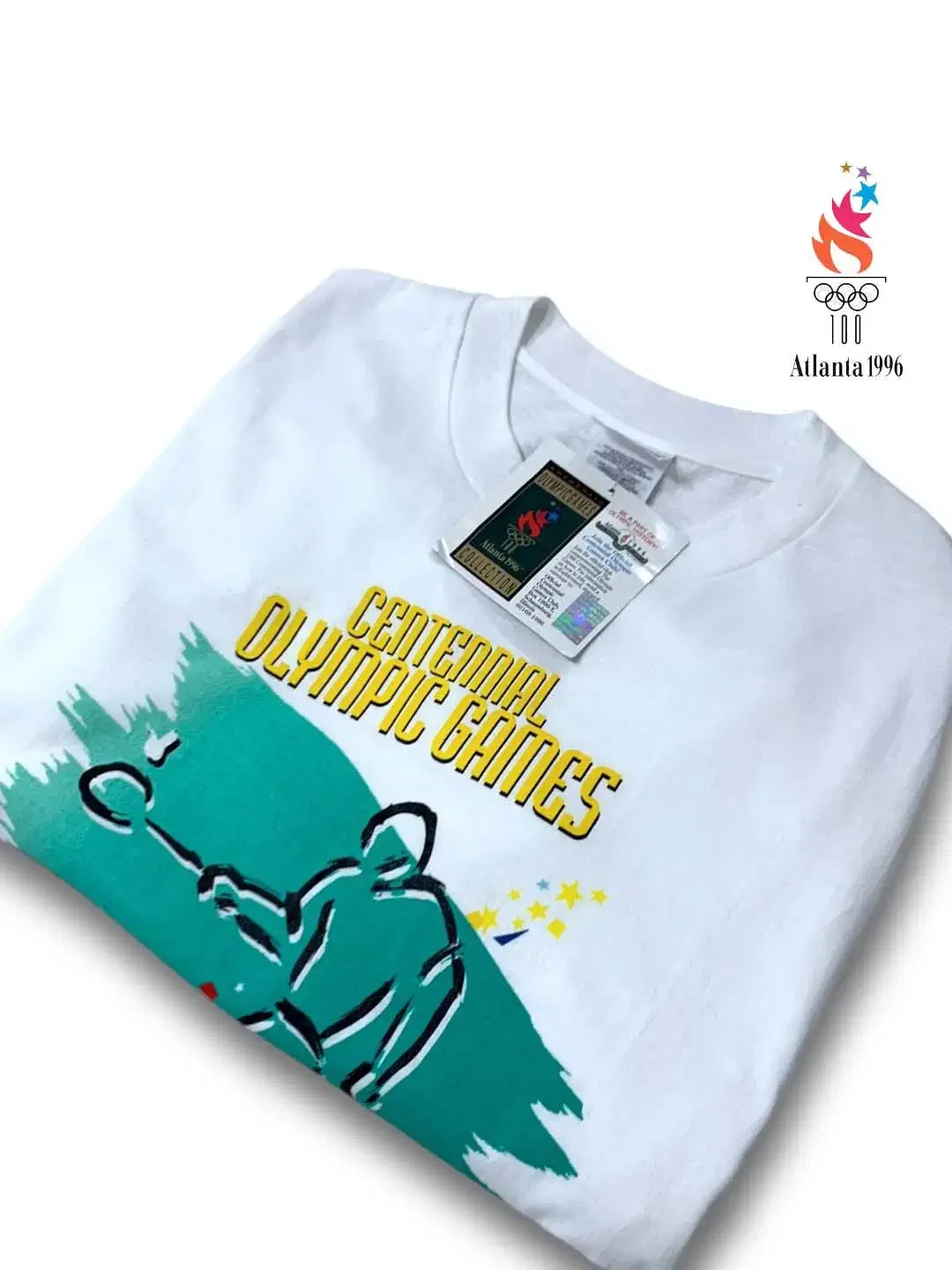 [XL~2XL] 90s Hanes 96 olympic games tee