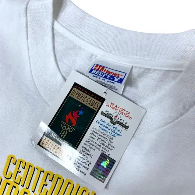 [XL~2XL] 90s Hanes 96 olympic games tee