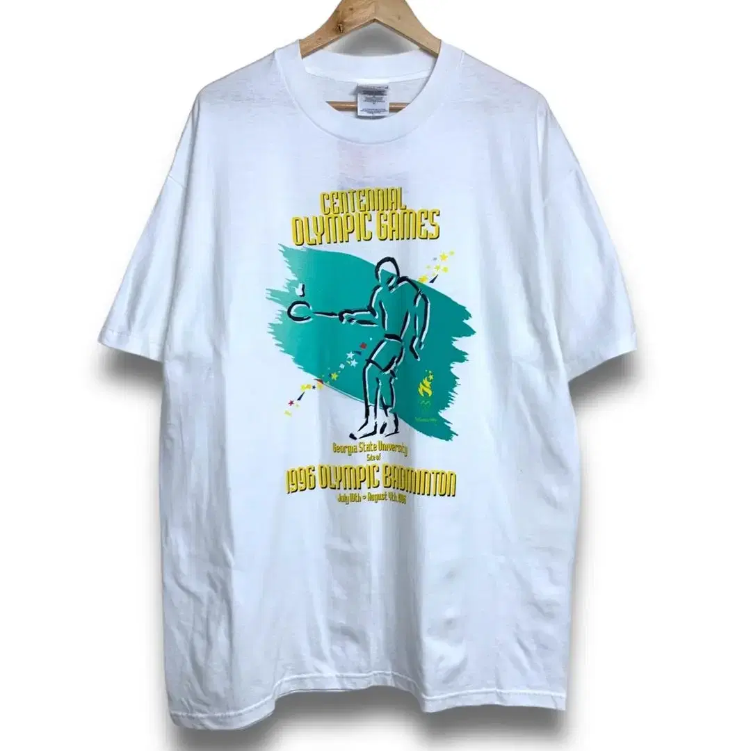 [XL~2XL] 90s Hanes 96 olympic games tee