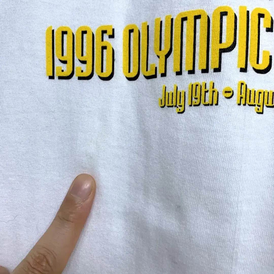 [XL~2XL] 90s Hanes 96 olympic games tee