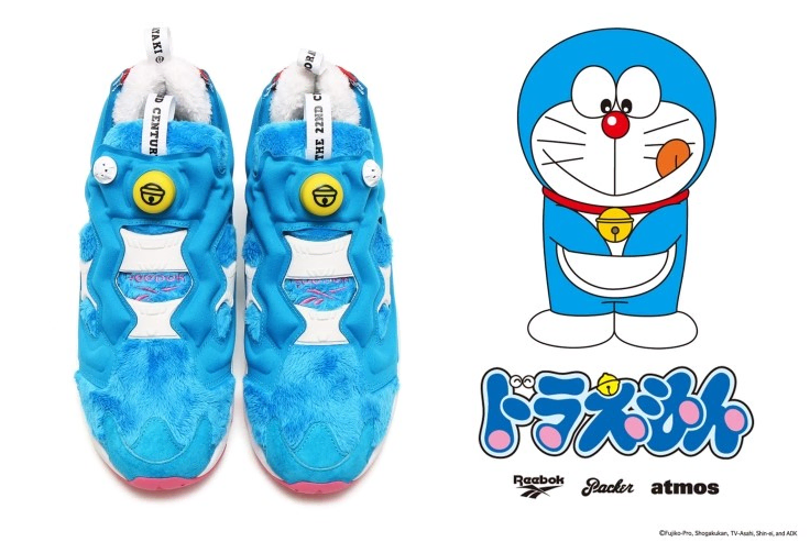 Reebok InstaPump Fury Doraemon 270 for sale.