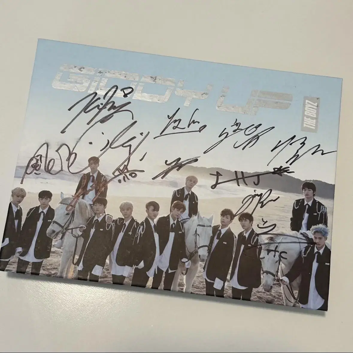 Autographed by The Boyz album The boys