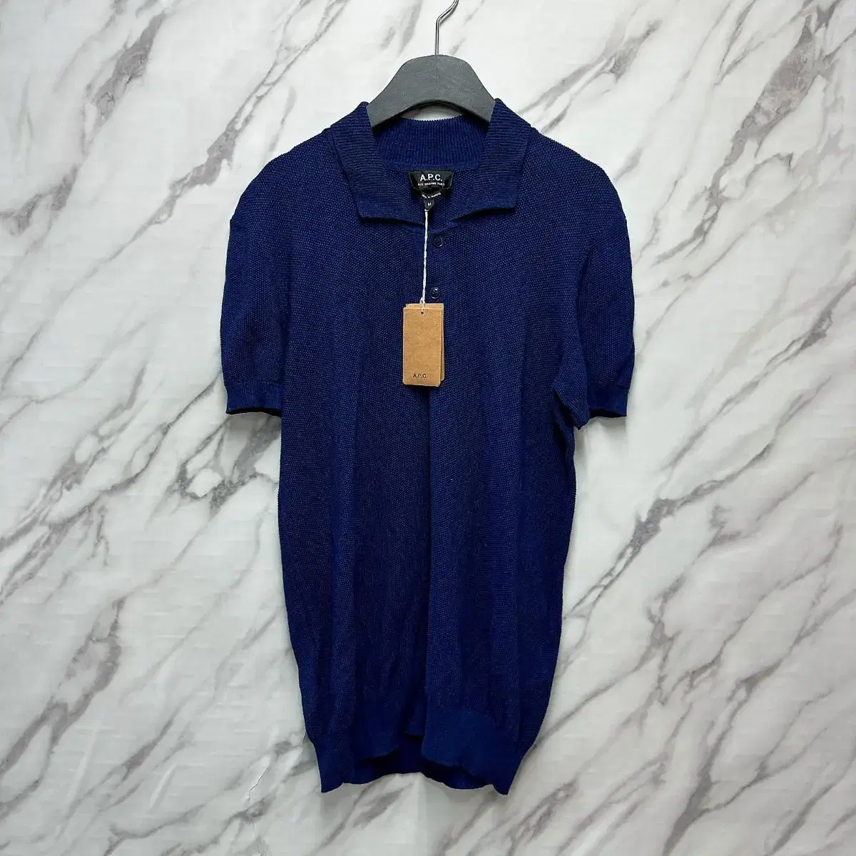 (FASHION/NEW)Apothecary Men's Navy Polo Shirt