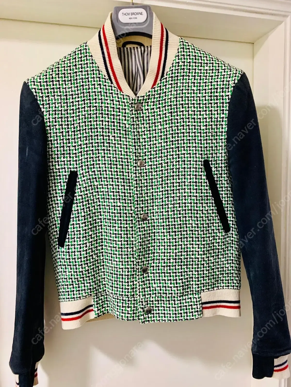 Thom Browne / Suede Stadium Jacket / 0 (95-100)