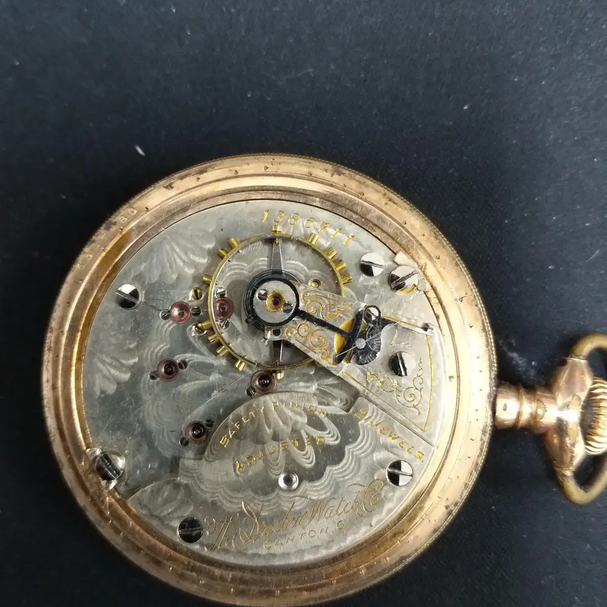 회중시계 pocket watch Hampdem 21주얼 1900년