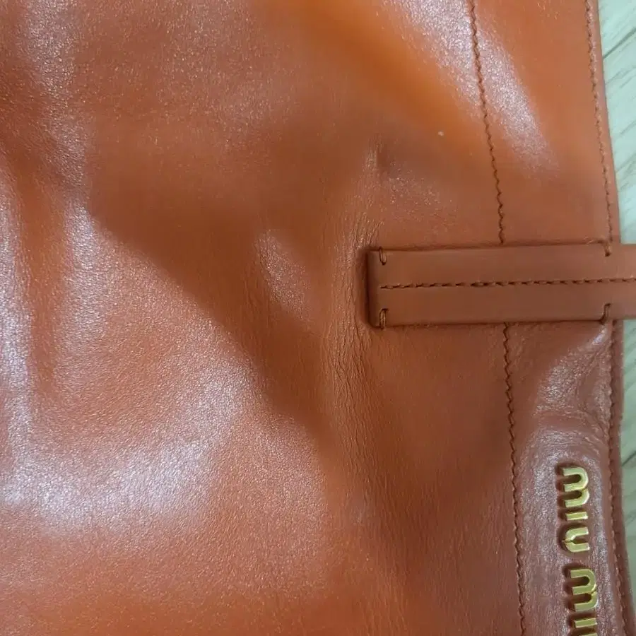 미우미우 가방 Miu Miu Orange Lambskin bag