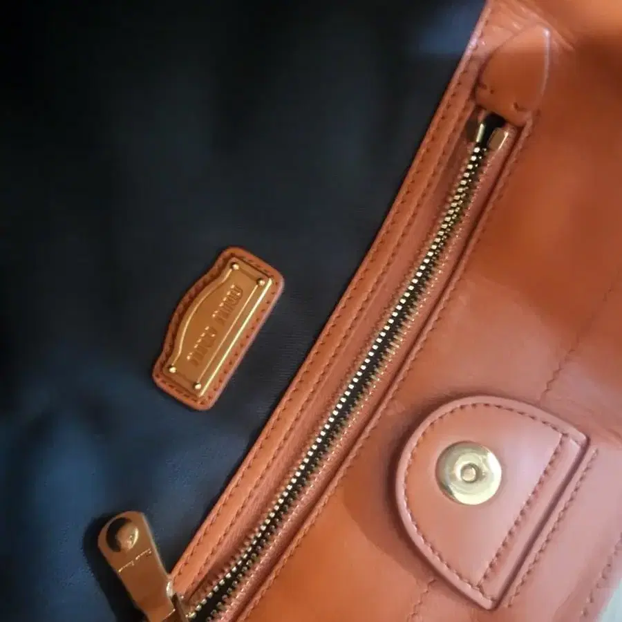 미우미우 가방 Miu Miu Orange Lambskin bag