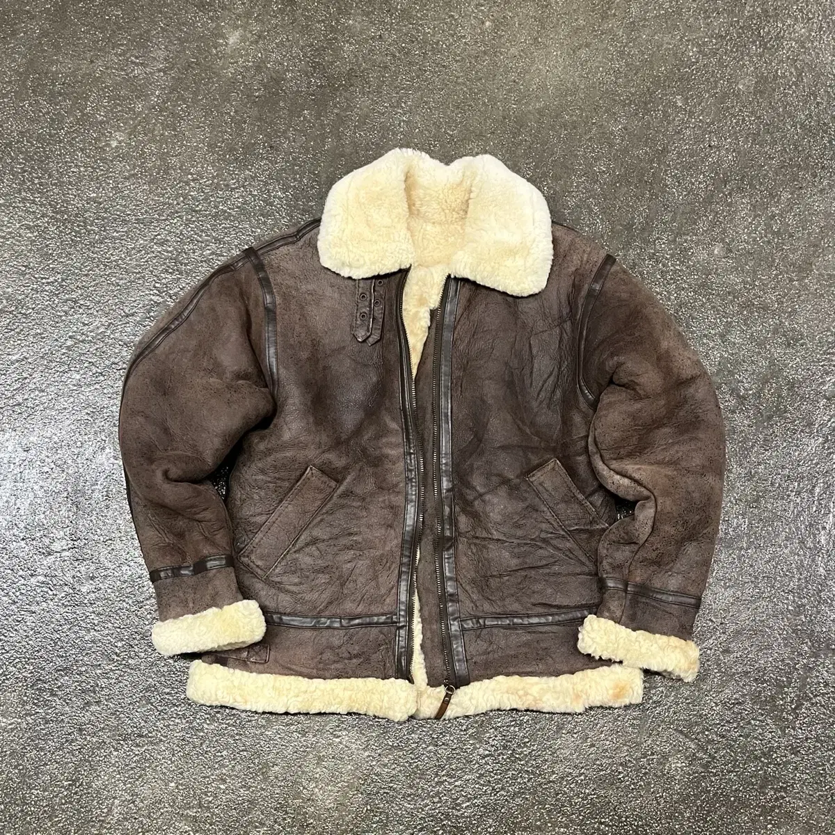 B-3 Sheepskin Mustang Jacket (100-105)