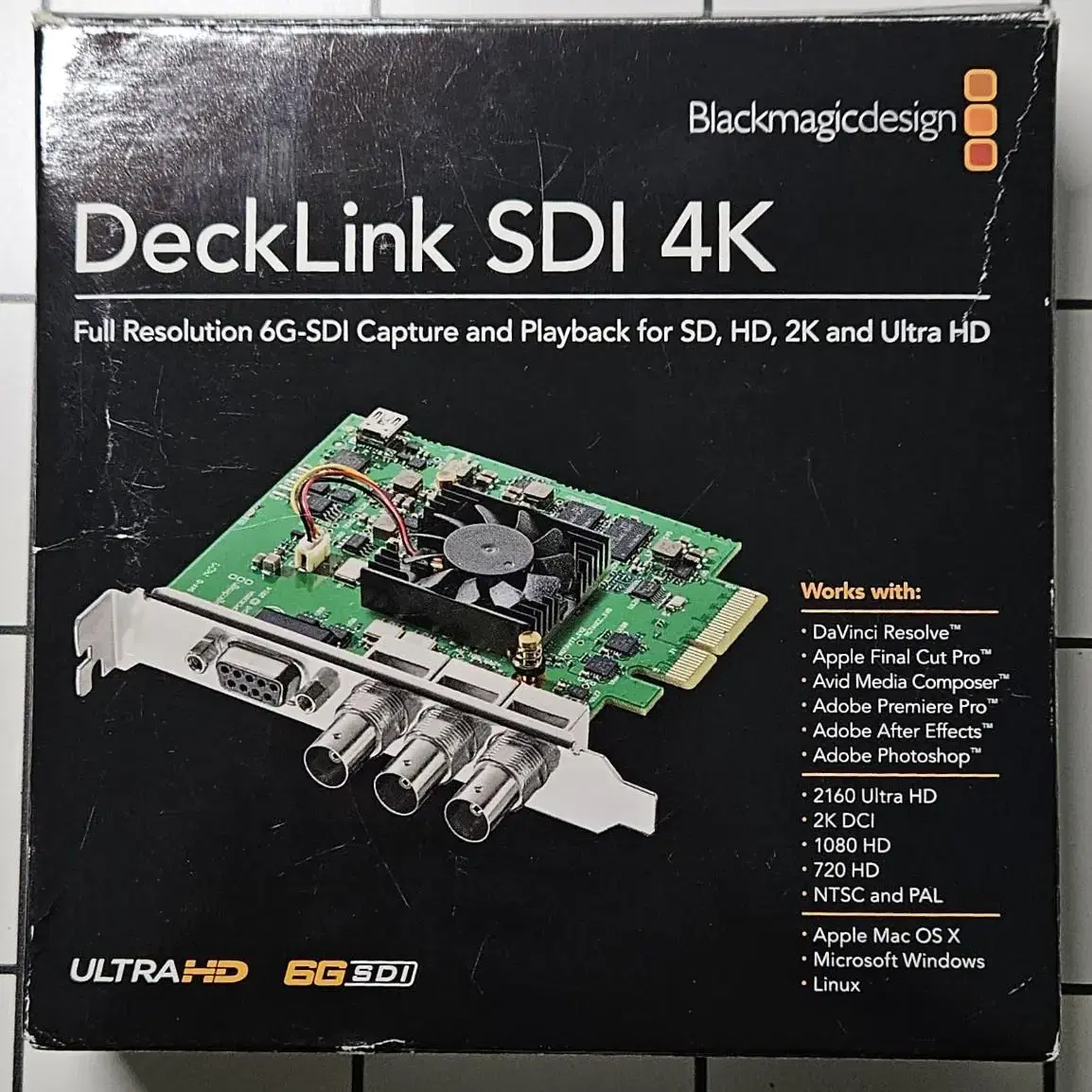 블랙매직 DeckLink SDI 4K 덱링크 SDI 4K 캡처카드