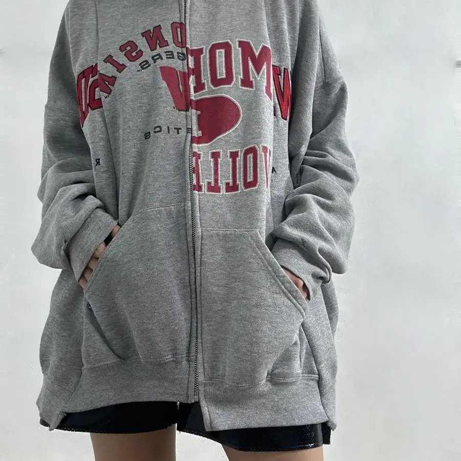 77circa Make Balloon Sleeve Wide Hoody