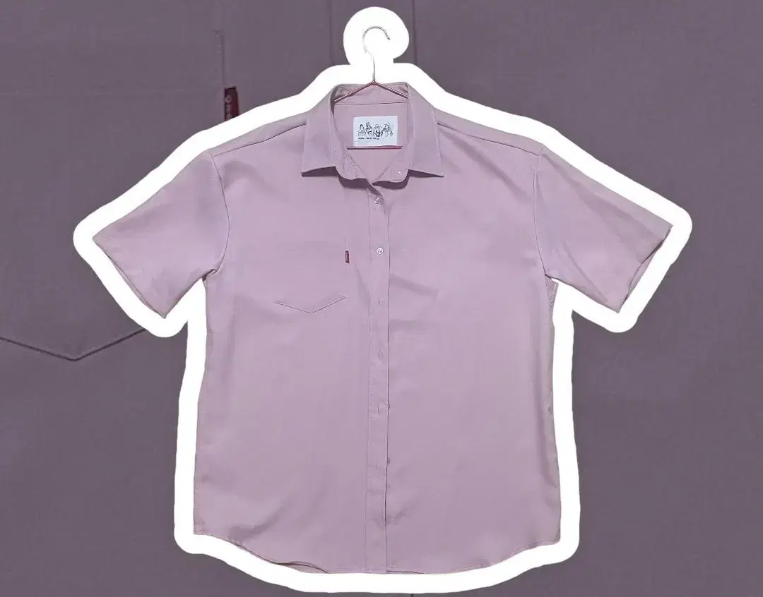 Indigo Pink Overfit Short Sleeve Shirt (Unisex)