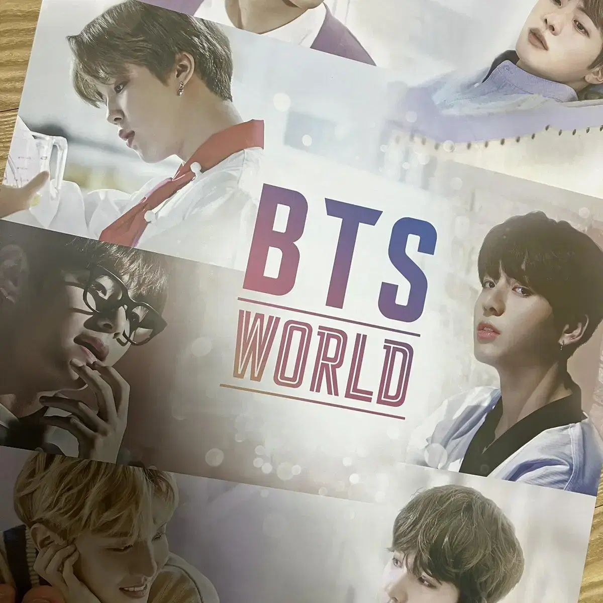 BTS WORLD group poster wts