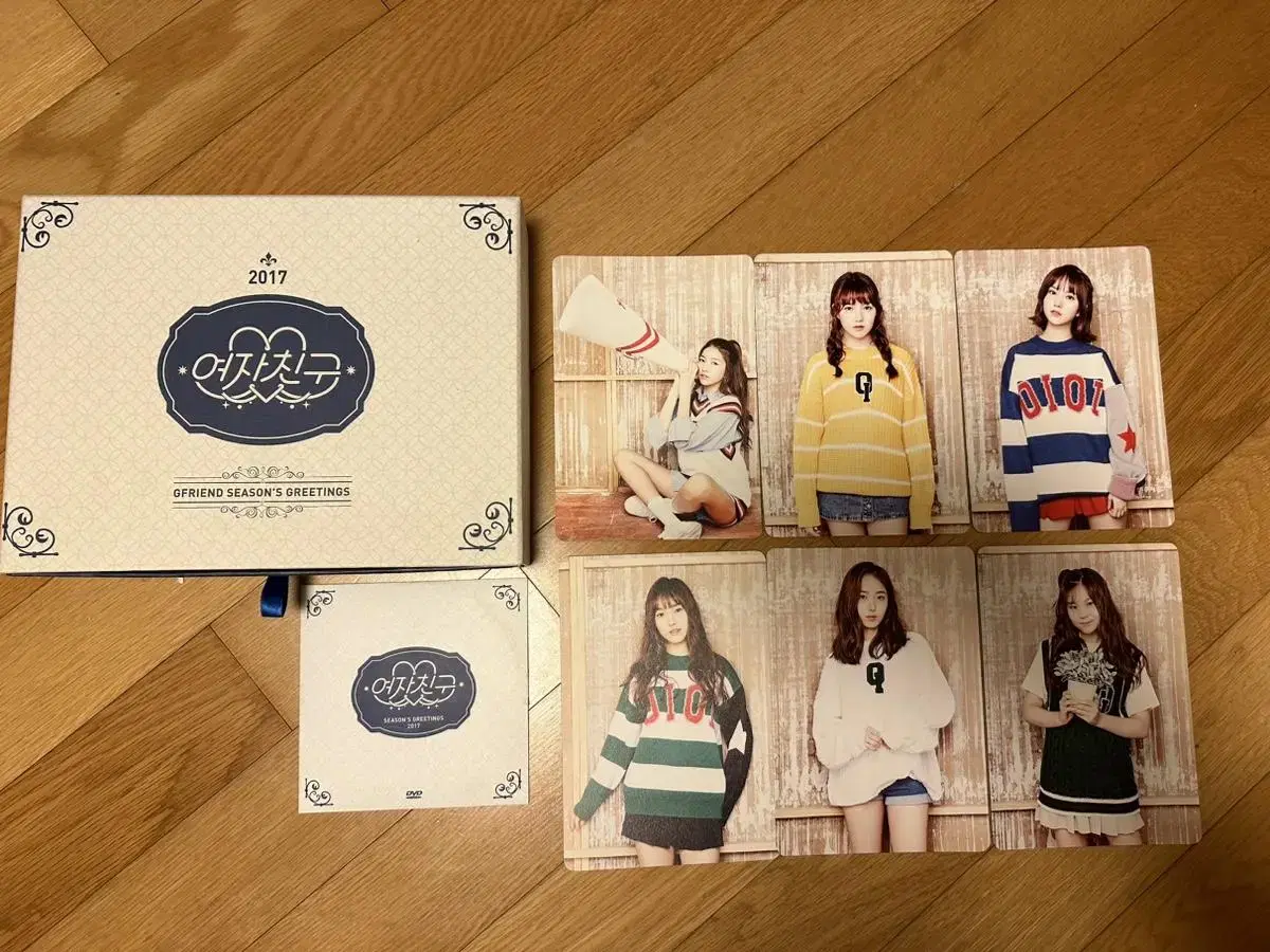 Gfriend 2017 season's greetings Components