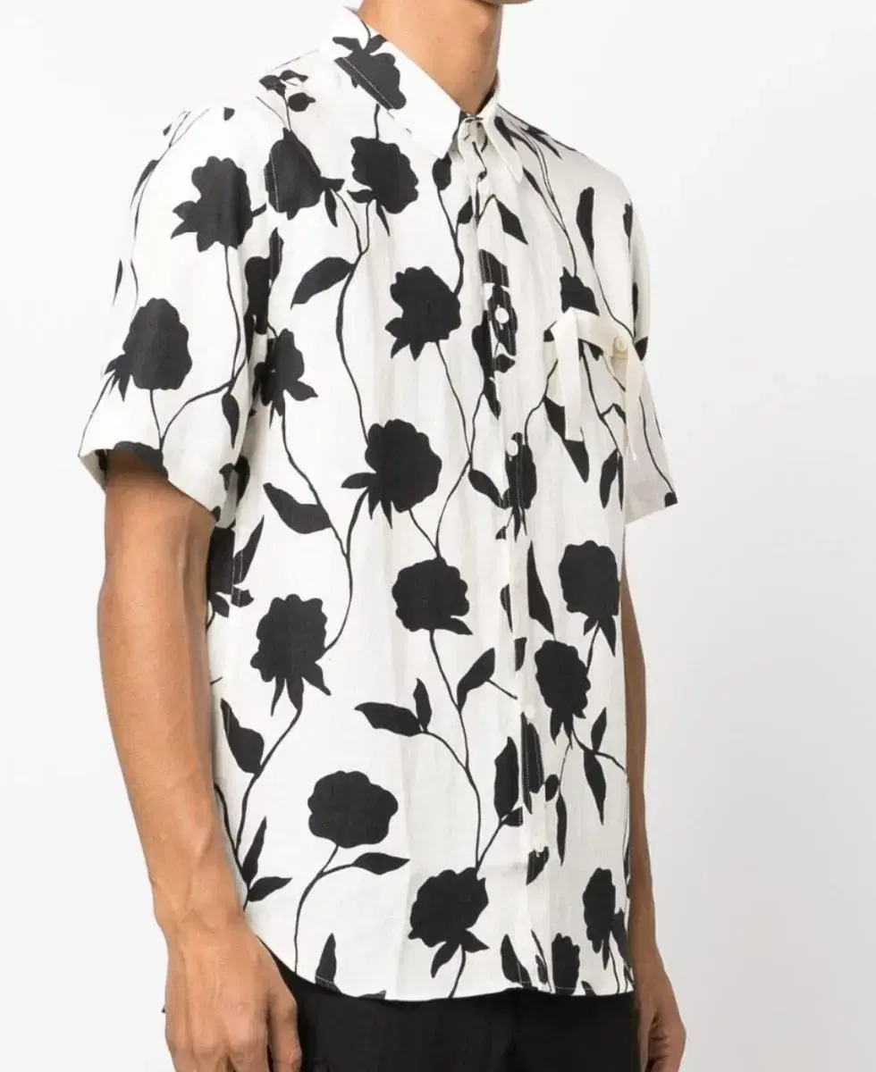 [52] Jacquemus Jacquemus La Chemise Black Rose Short Sleeve Shirt