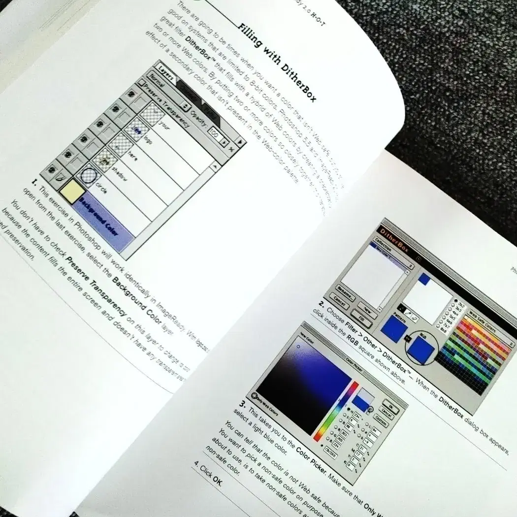 Photoshop 5.5 ImageReady 2.0 영문 도서 책 포토샵