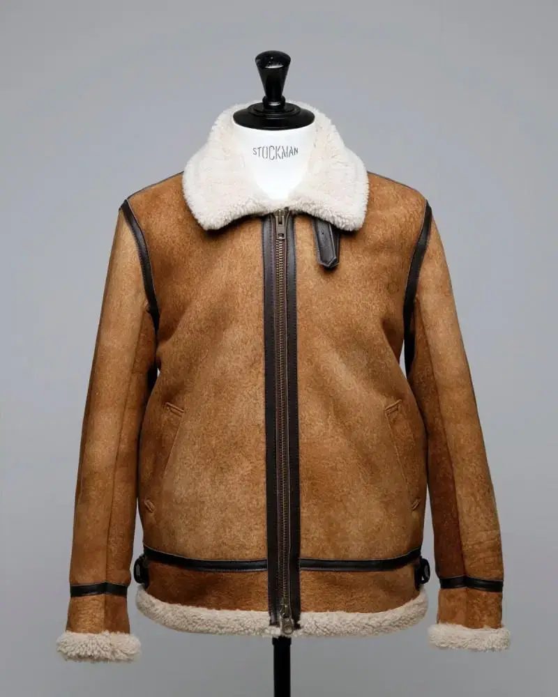 [as new, 38-40] Owen Vari X Uniform B3 Style Sheepskin Mustang Jacket