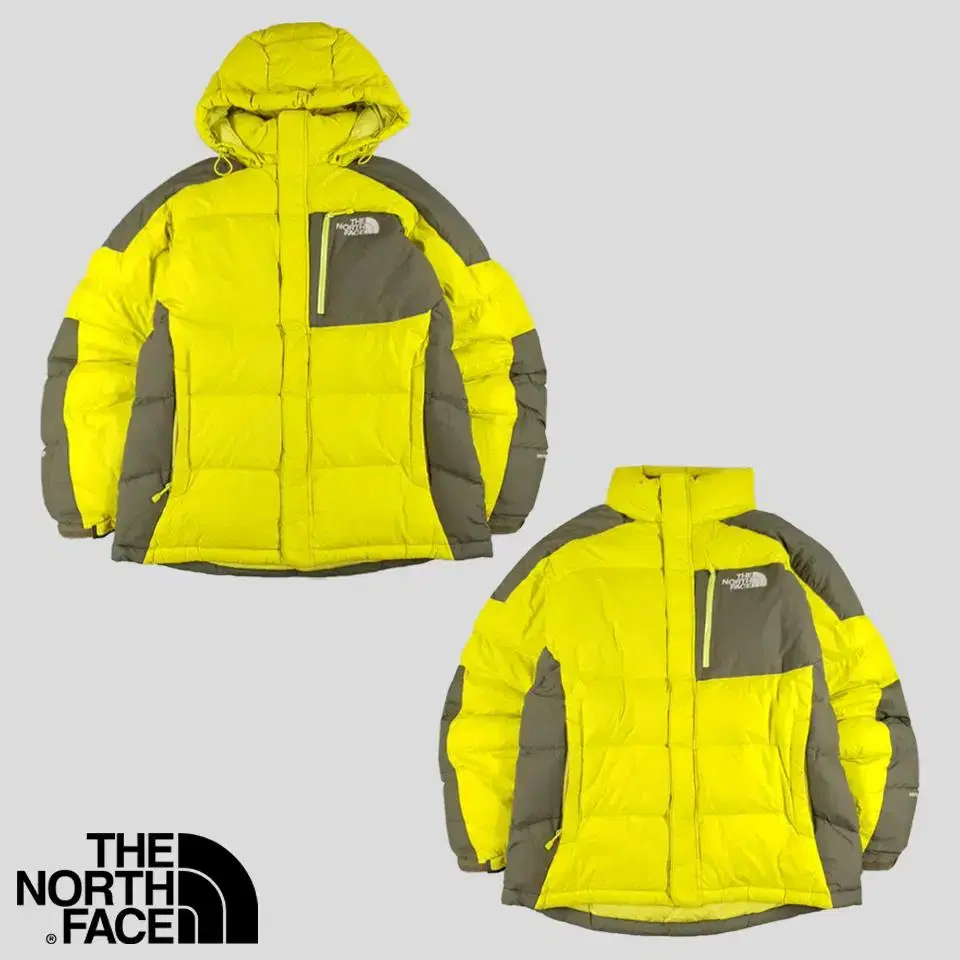 The North Face 700 Lime Green Colorblocked Highvent Sigma Goose Down Goose Down Padding