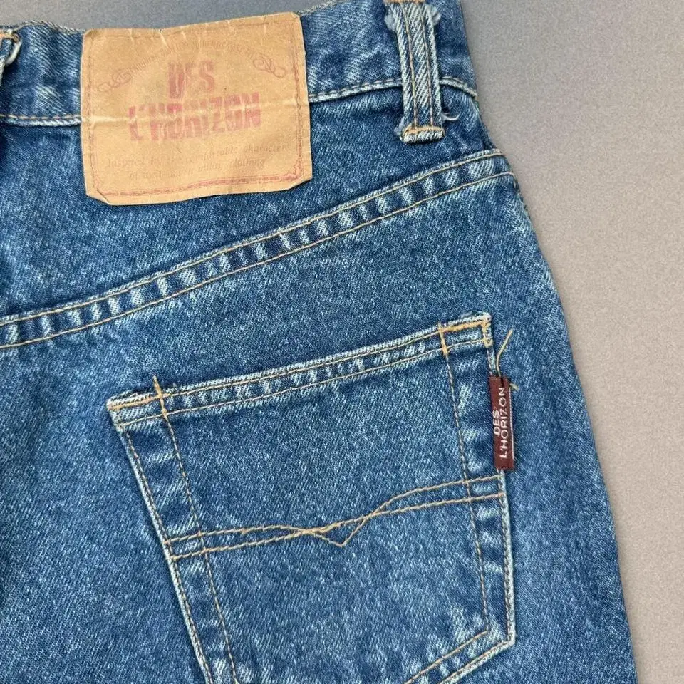 Vintage tapered denim pants