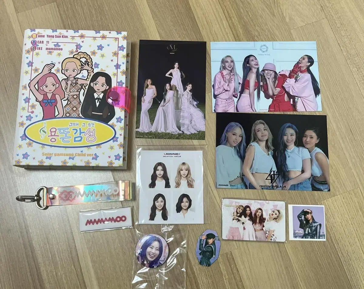 Mamamoo postcard 증사 자석 용똔감성