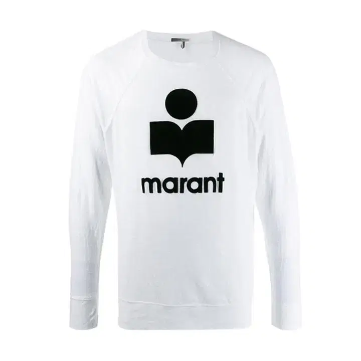 [Isabel Marant]New logo keeper linen T-shirtTS0430 00M002H 20WH