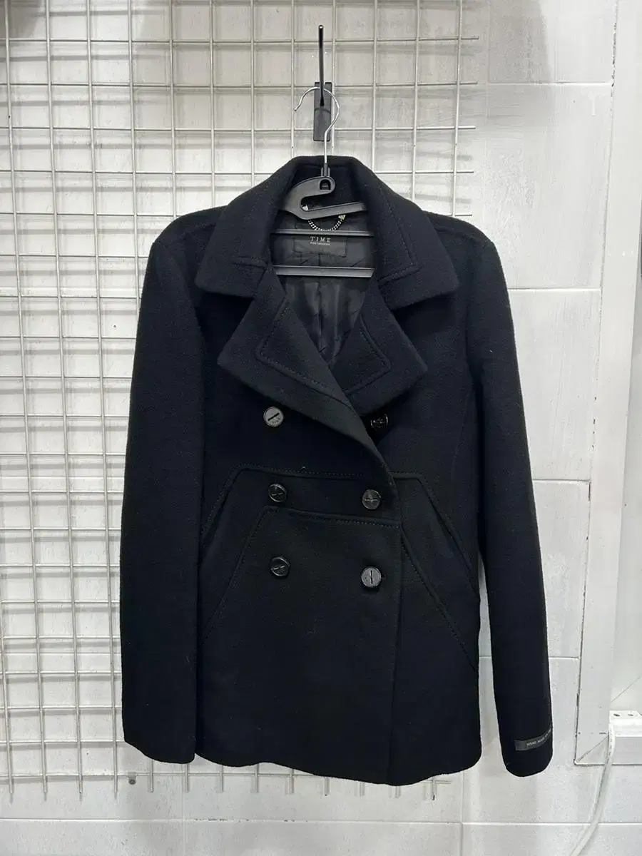 [Handsome Time] Women's Cashmere Blend Duffle Coat