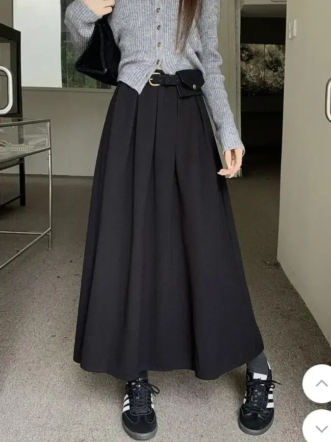 Flared Long Skirt