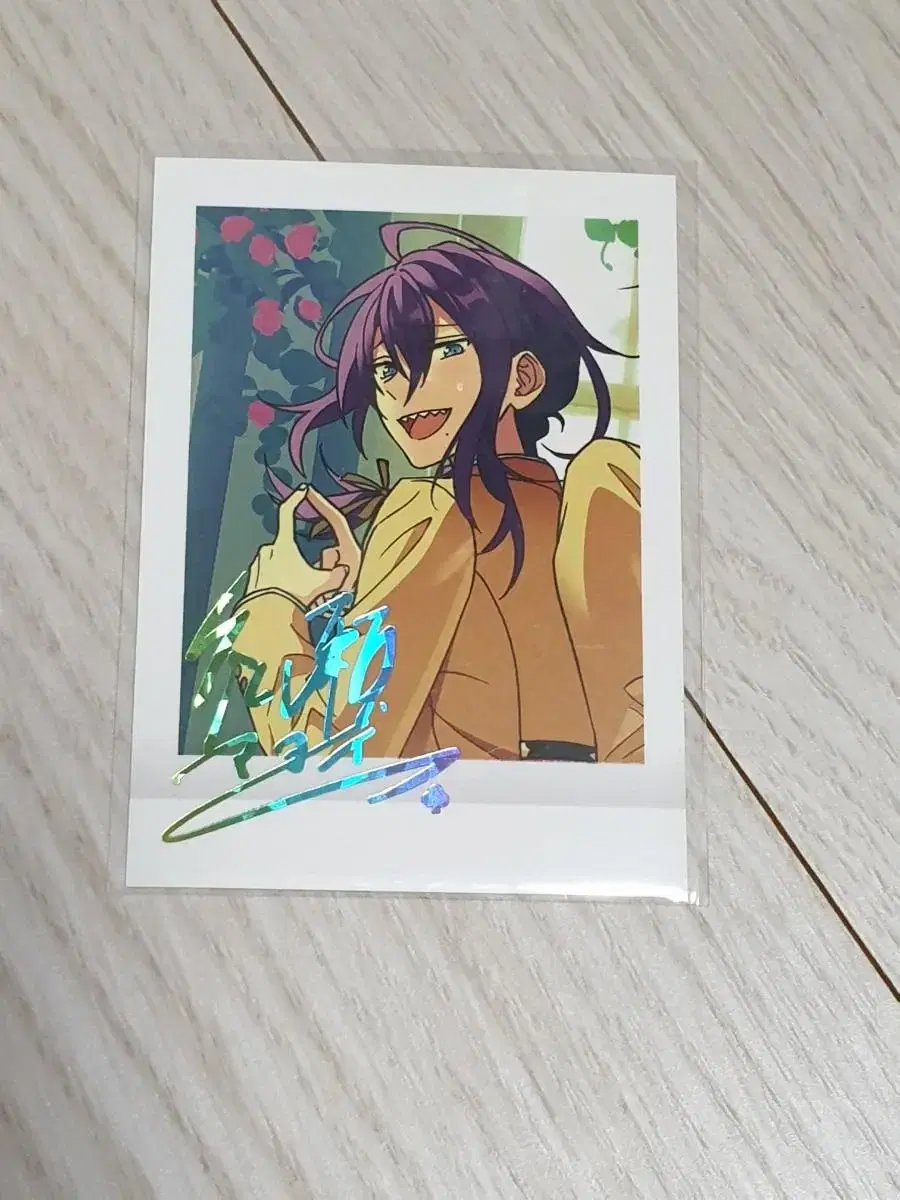 Angsta Ayase Mayoi sign photocard