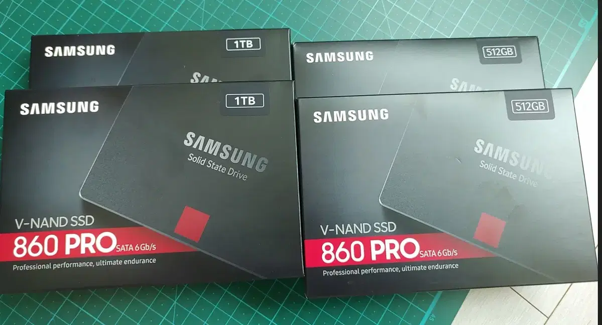 국내정품 신품 2개 삼성860PRO 1TB SSD2.5인치SSD미개봉