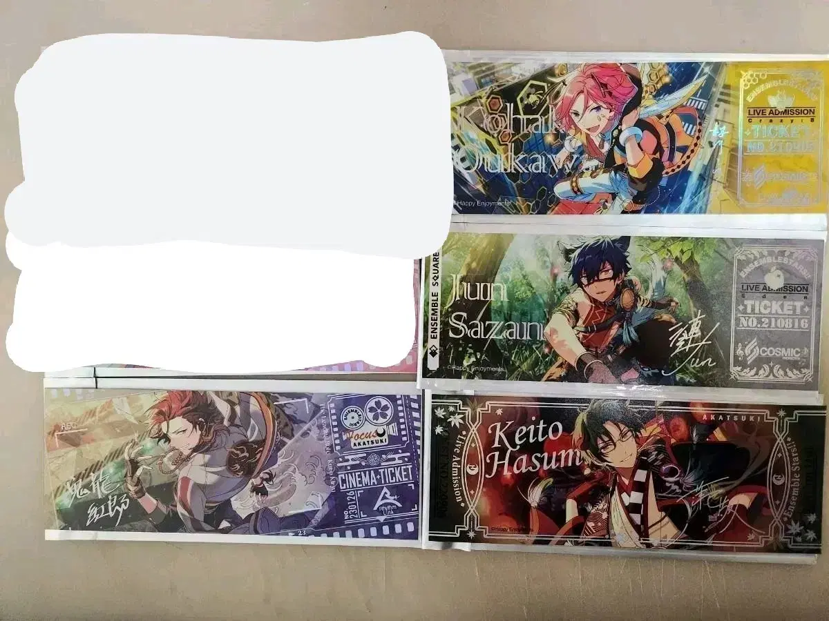 Ensemble Stars Cinema Tickets Live Tickets Shinobu Tatsumikuro Kohaku Jun Keito