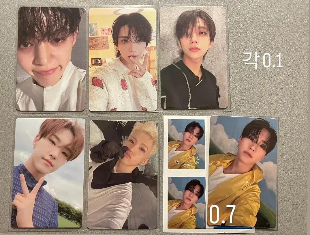 Source) seventeen photocard wts