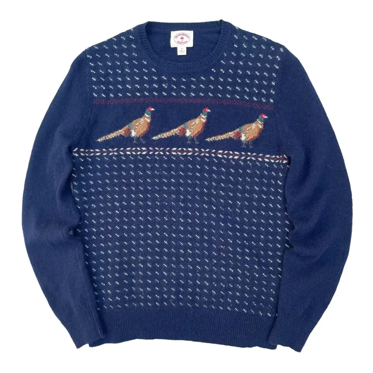 Brooks Brothers Pheasant Pattern Knit