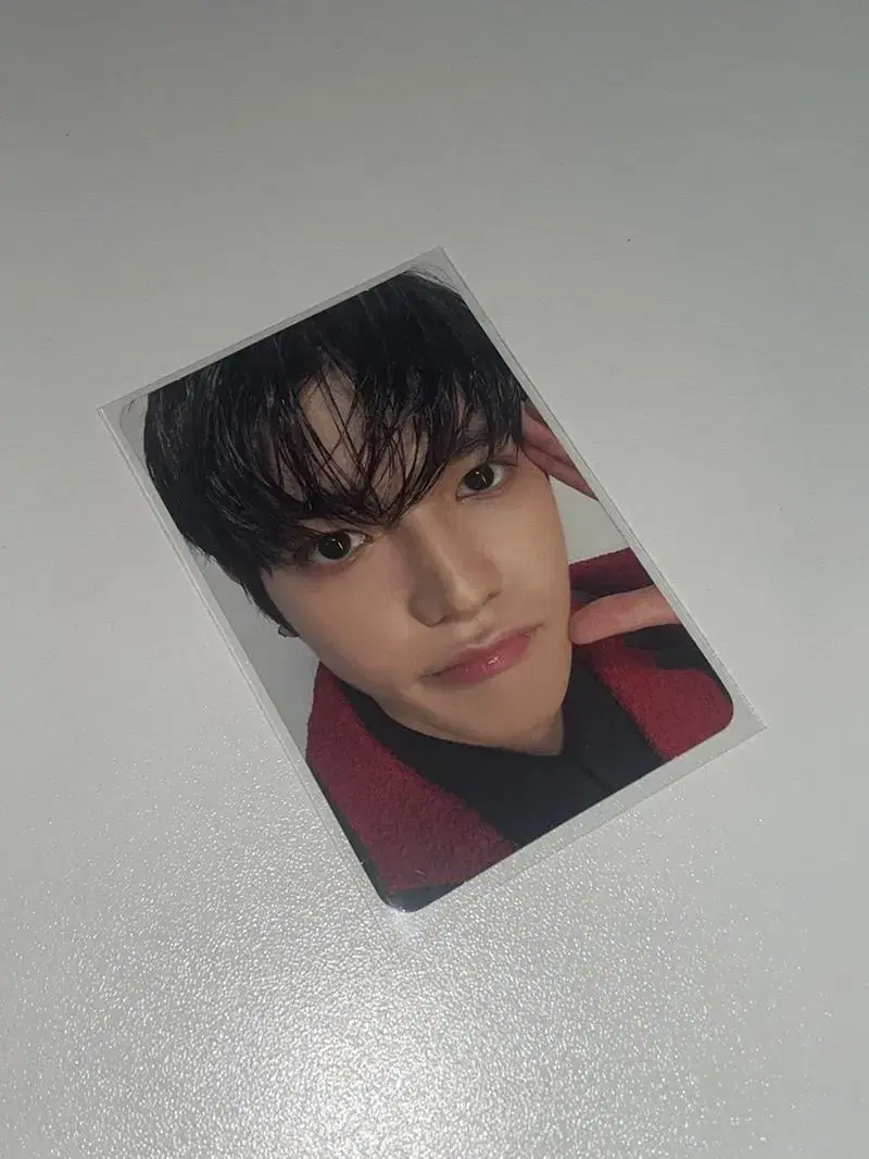 Taeyong Winter Album Bidelpolmi Stereo photocard WTS