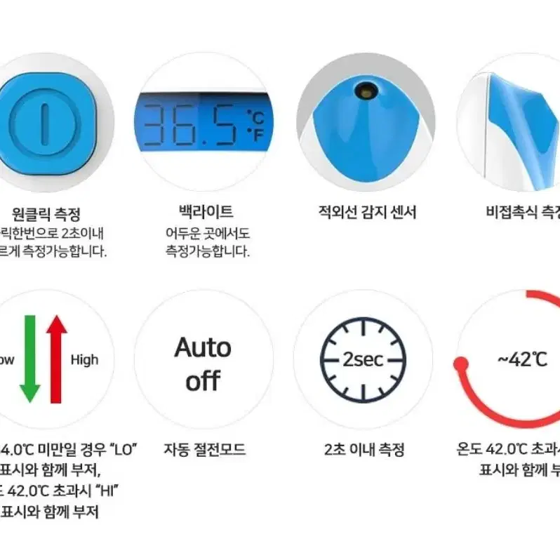 비접촉 피부 적외선 체온계