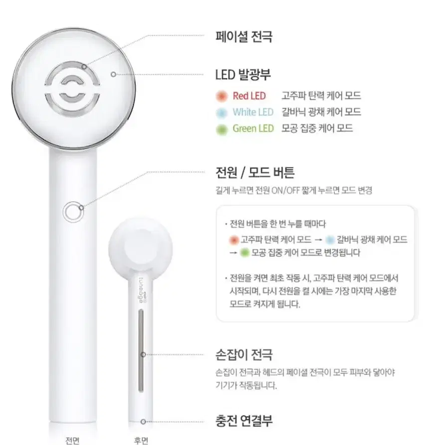 (갈바닉, 고주파, 미세전류)CNP rx 튠에이지 스마트 led 엑스퍼트