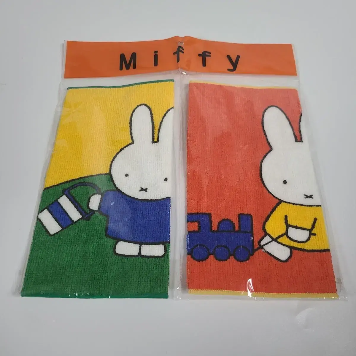 miffy 미피 토끼 손수건 수건 타올 2종 세트 굿즈 상품 캐릭터 일본