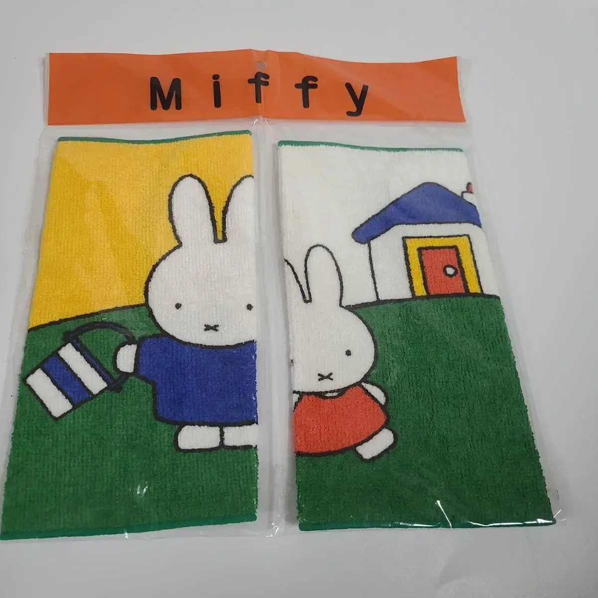 miffy 미피 토끼 손수건 수건 타올 2종 세트 굿즈 상품 캐릭터 일본