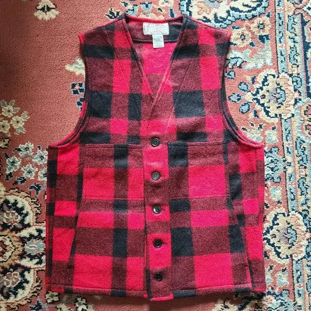 80s Filson plaid Wool Vest