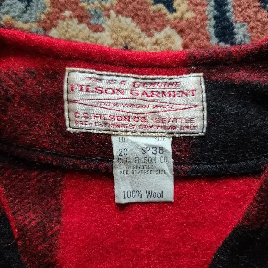 80s Filson plaid Wool Vest