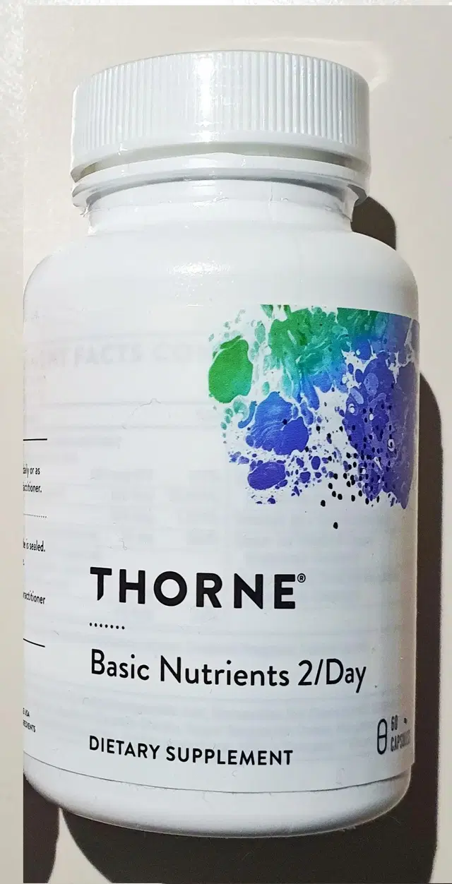 Thorne, 기본 영양소 2/데이, 캡슐 60정