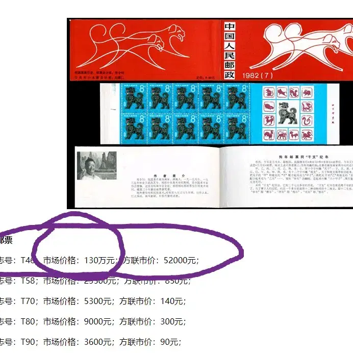 1980년 중국 원숭이 우표 견본(견양) 에러 견본