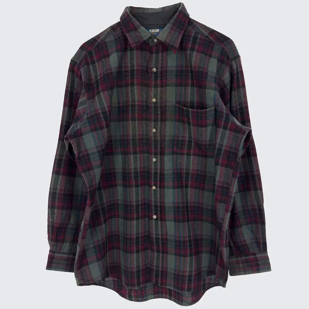 [Men's 110] Pendleton USA Check Shirt Southern Wool Vintage (18591)