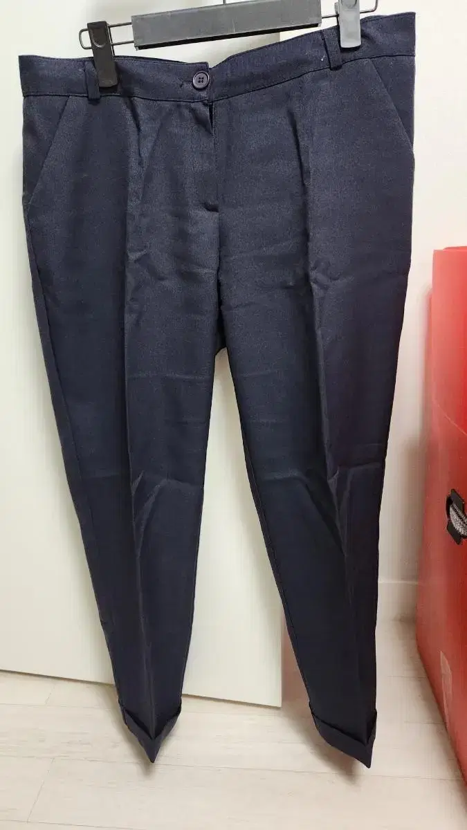 I sell bonded navy slacks (size L)