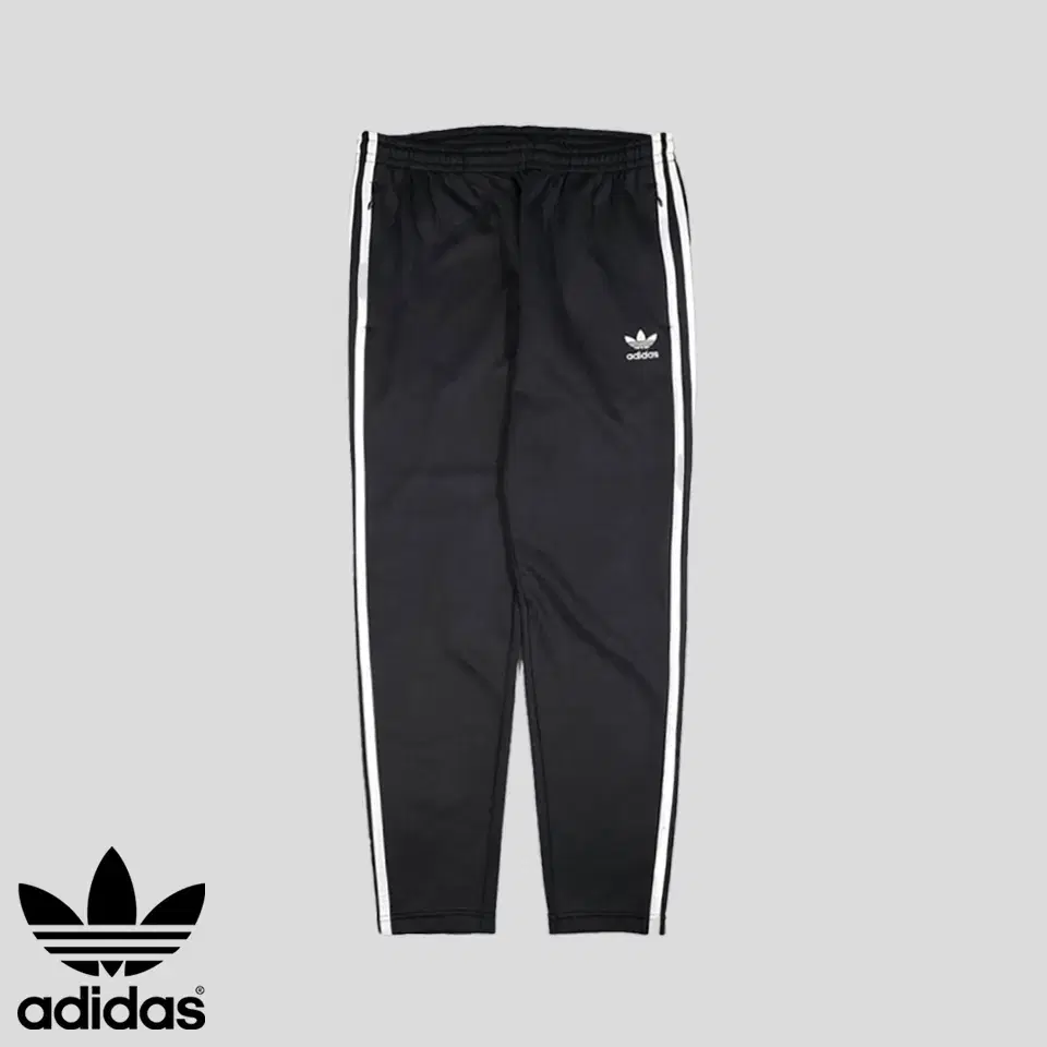 Adidas Black White Tricot Trefoil Jersey Sweatpants 30-34