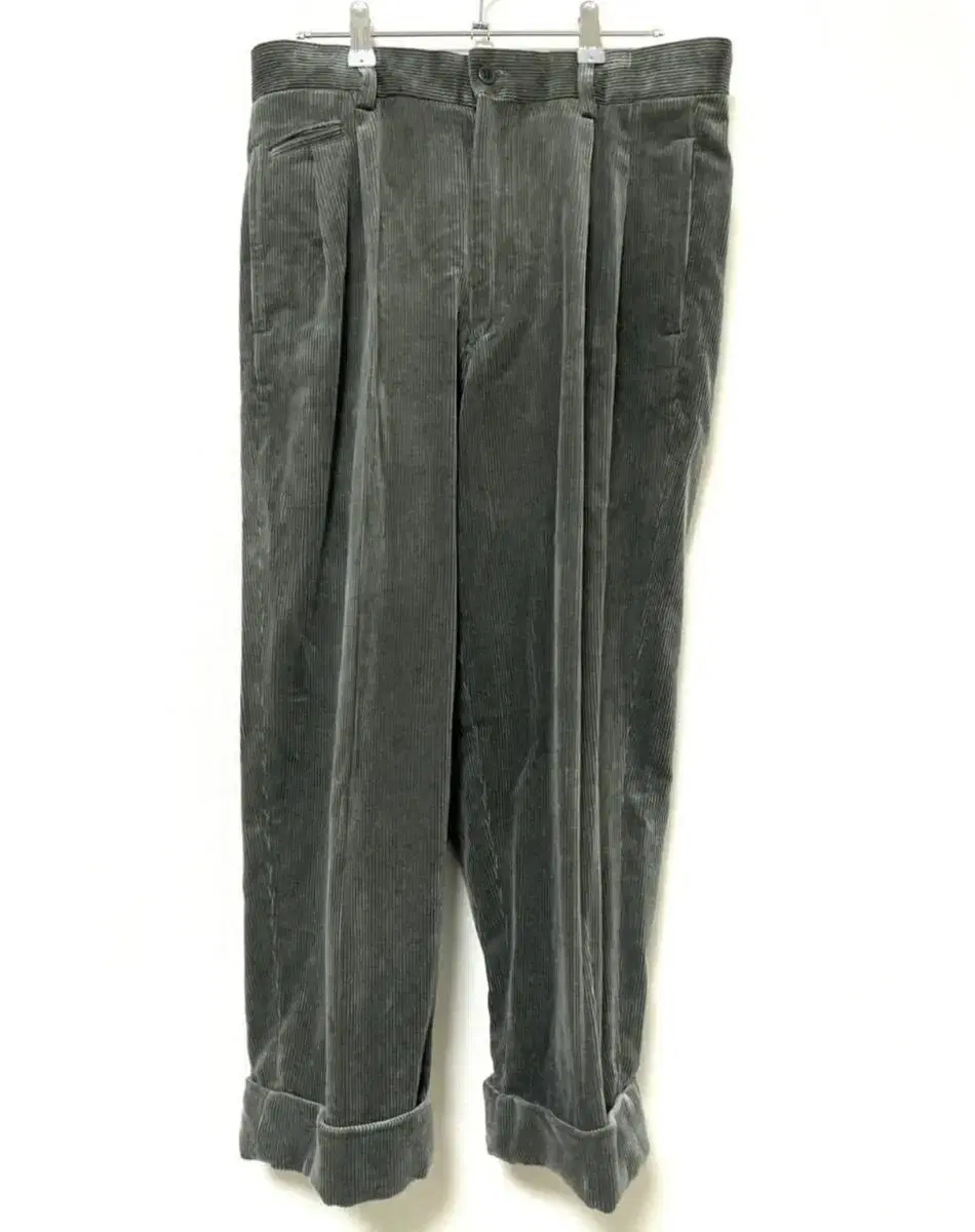 Issey Miyake Corduroy Rolled-up Wide-leg Pants