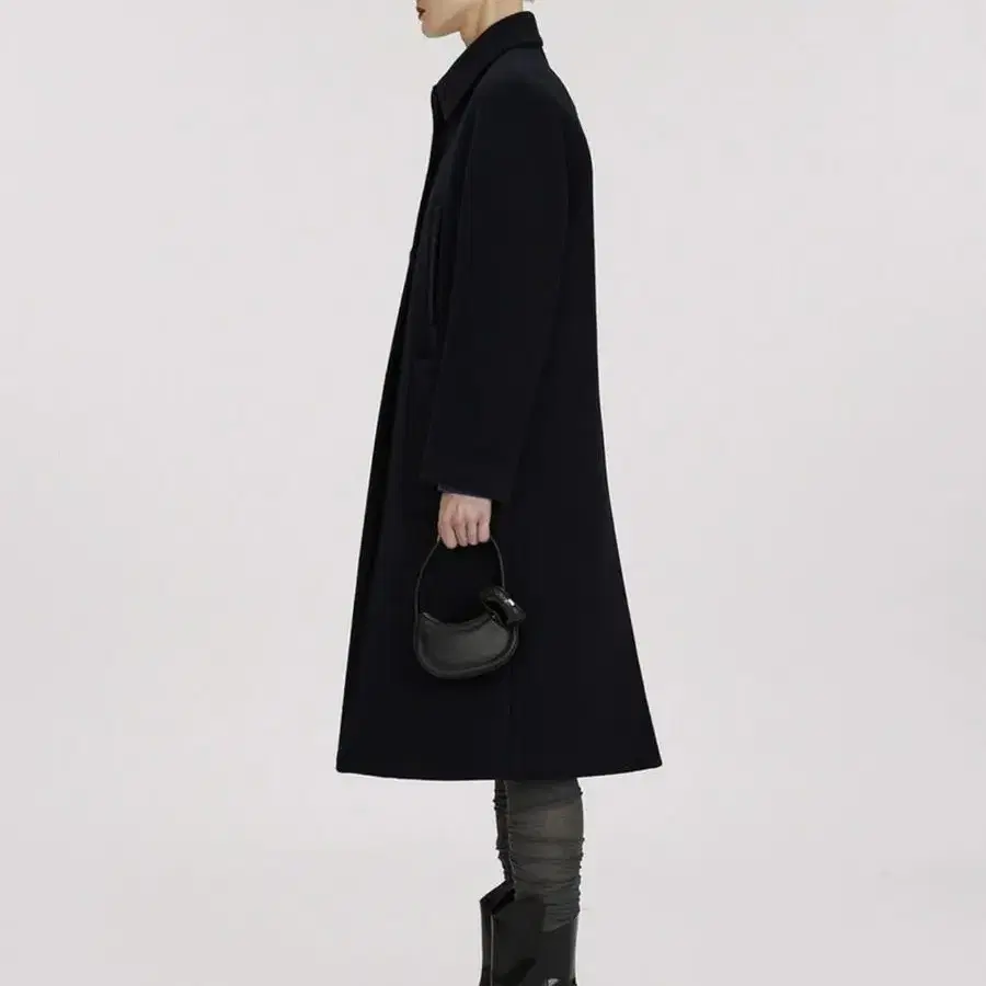 [렉토코트] LIGHT FELT 60S SINGLE COAT, NAVY