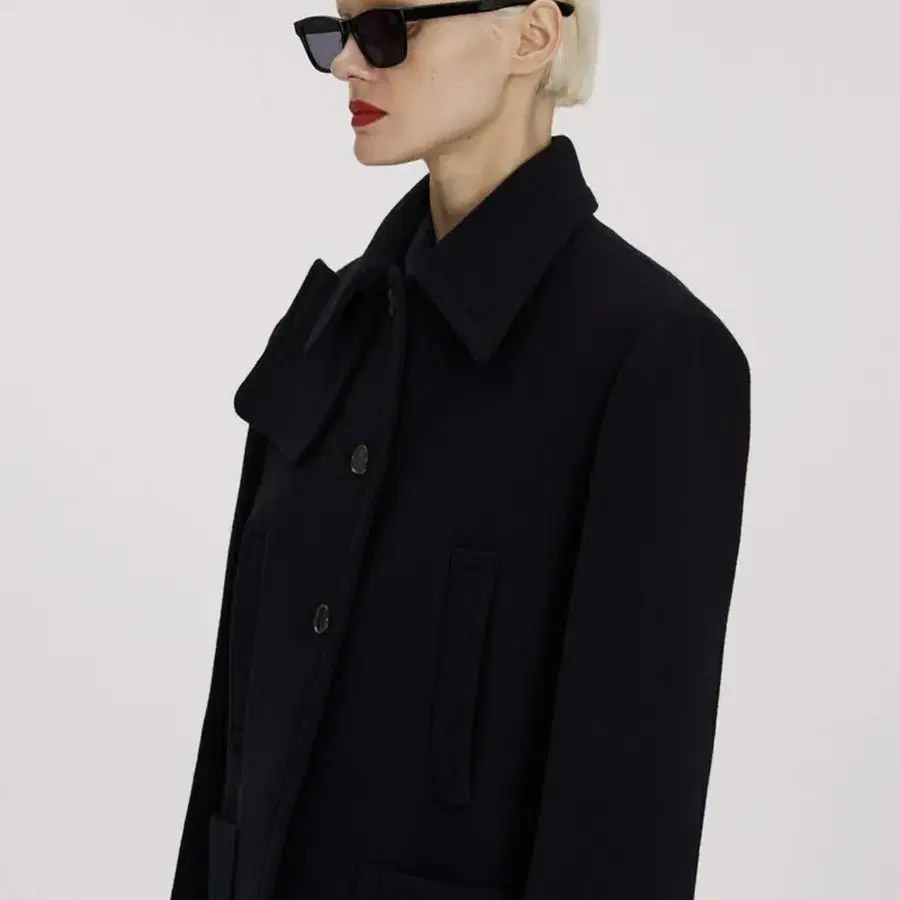 [렉토코트] LIGHT FELT 60S SINGLE COAT, NAVY