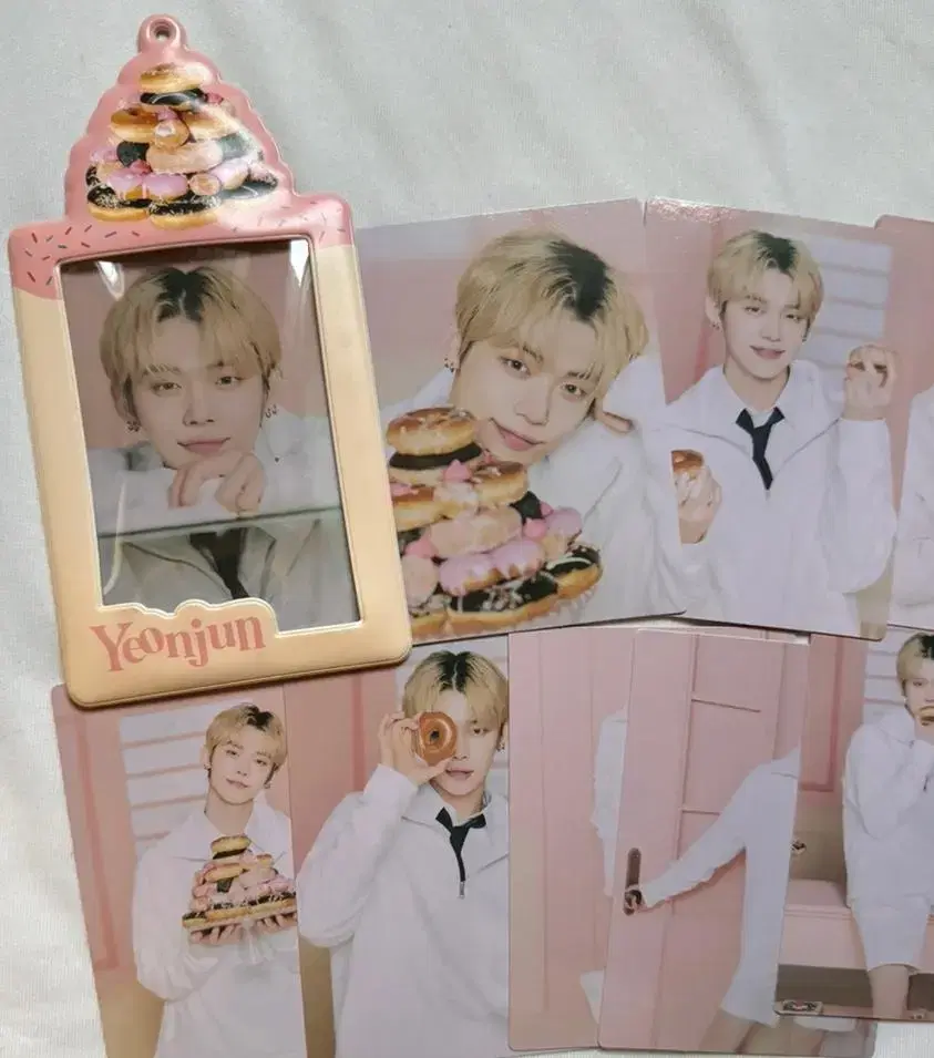 txt yeonjun birthday md 10 cards + photocard holder