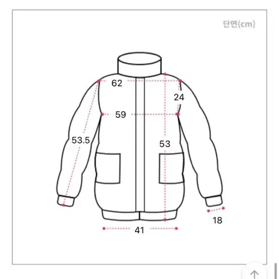 하몽마켓 크롭 레더 패딩