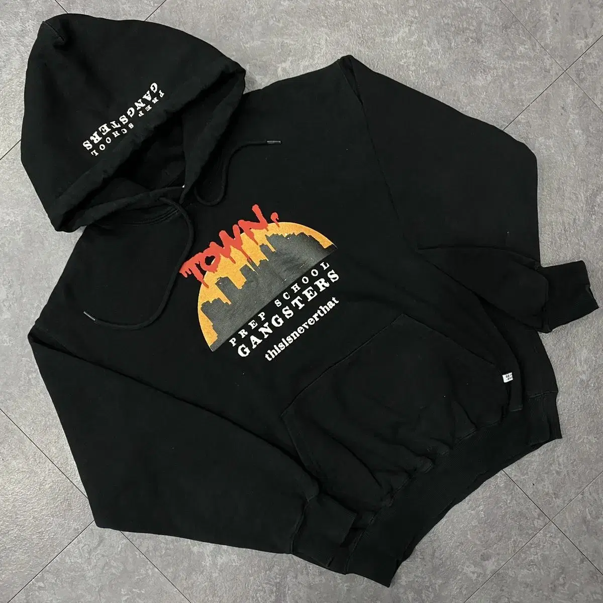 This Is Never Never That Big Logo Black Hoodie