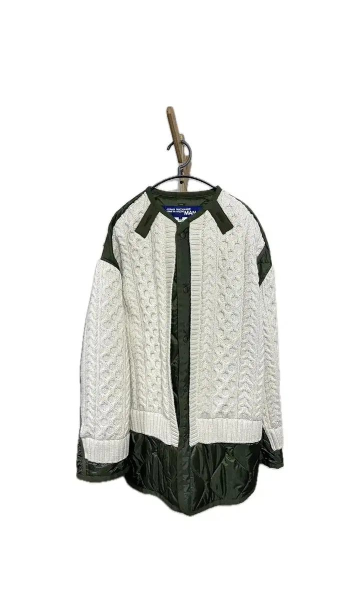 [L] Jun Yawatanabe Knitted Qualtech Jacket